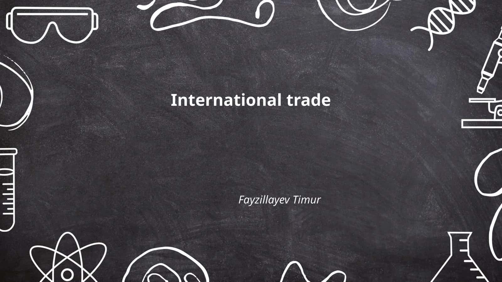 International trade
