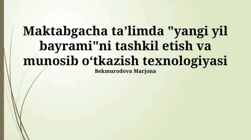 Yangi yil bayrami