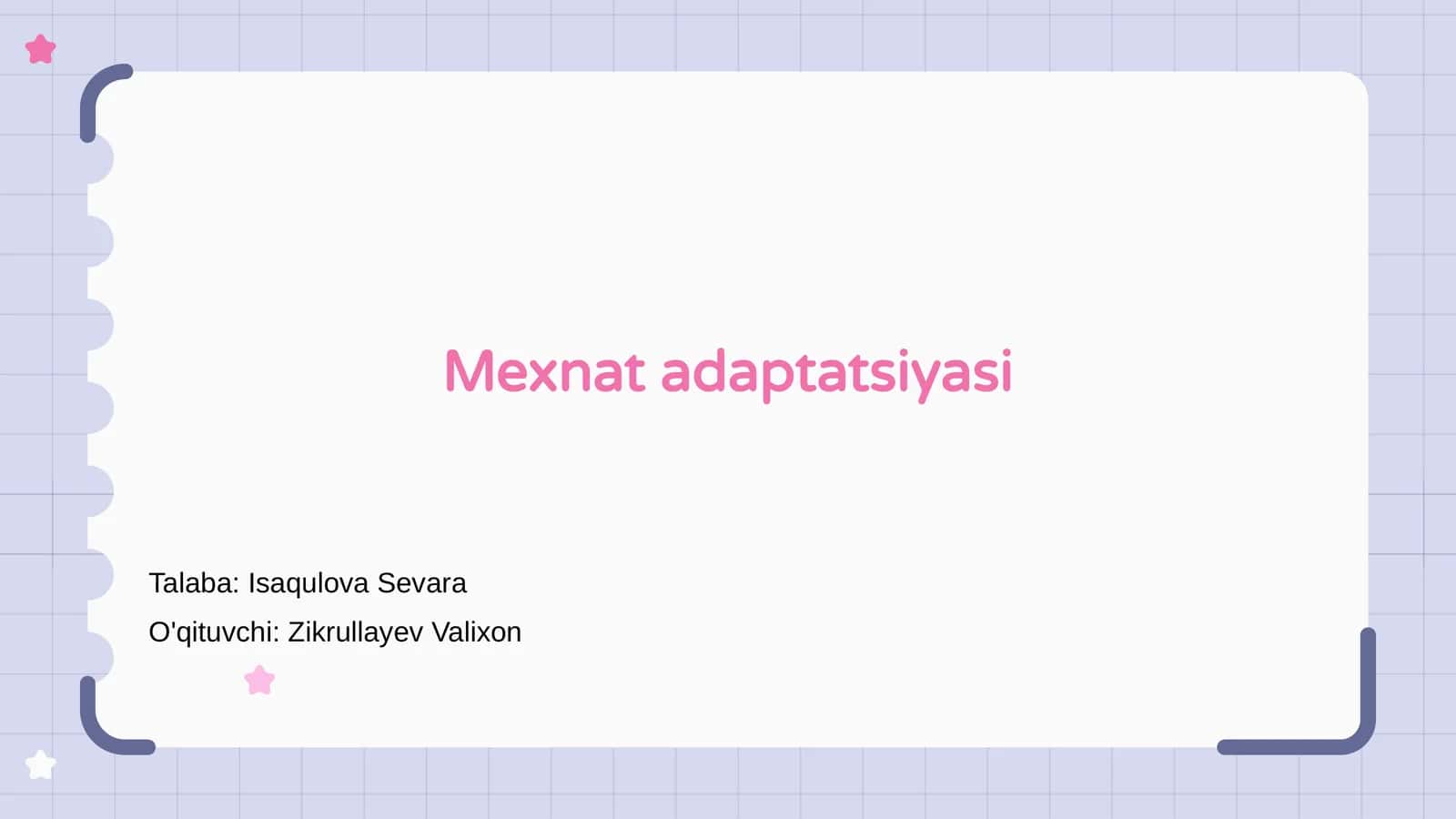 Mexnat adaptatsiyasi