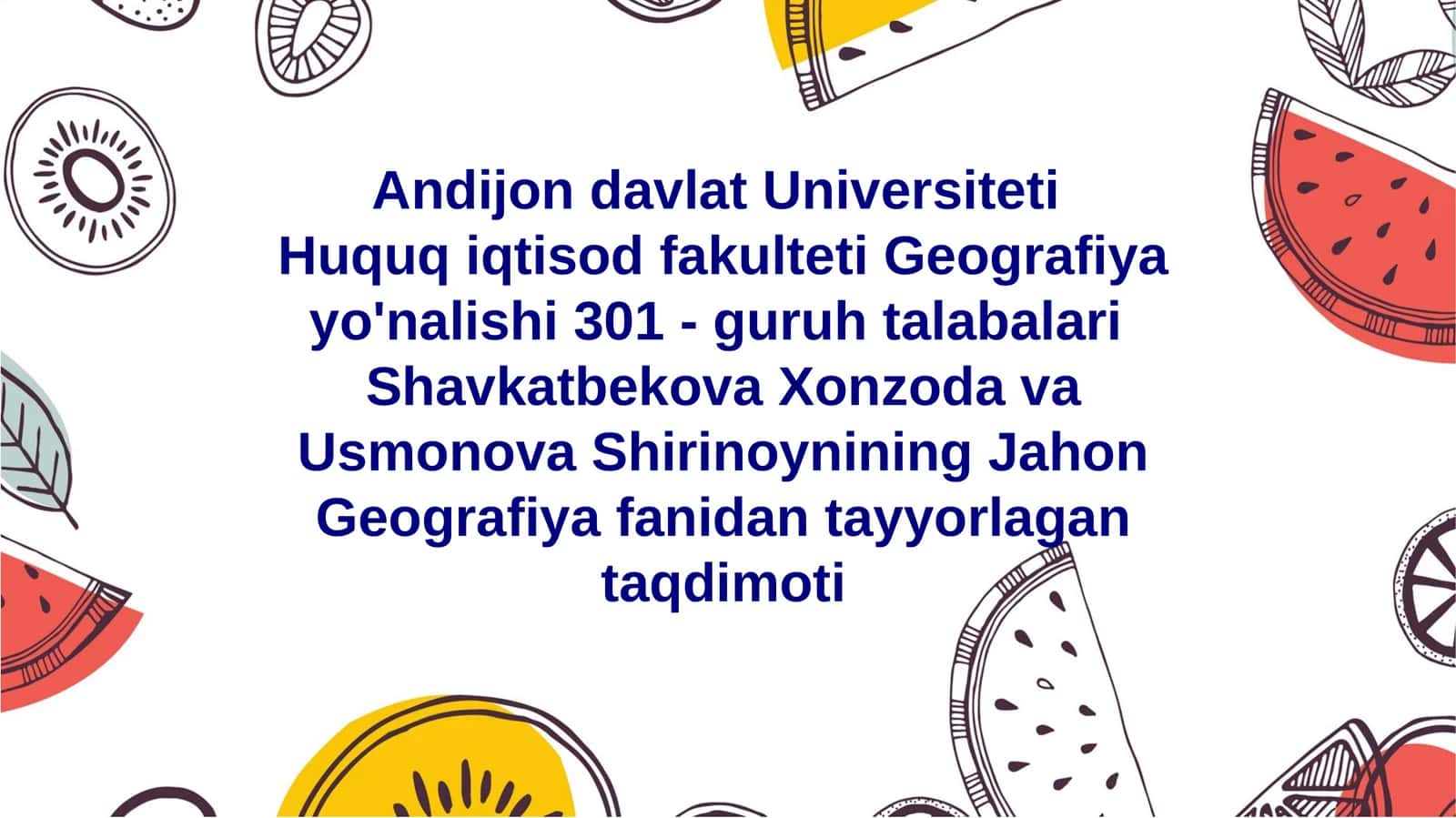 O'rta Osiyo yer osti suvlari