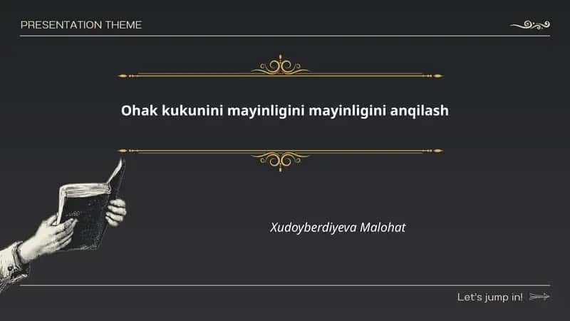 Ohak kukunini mayinligini mayinligini anqilash