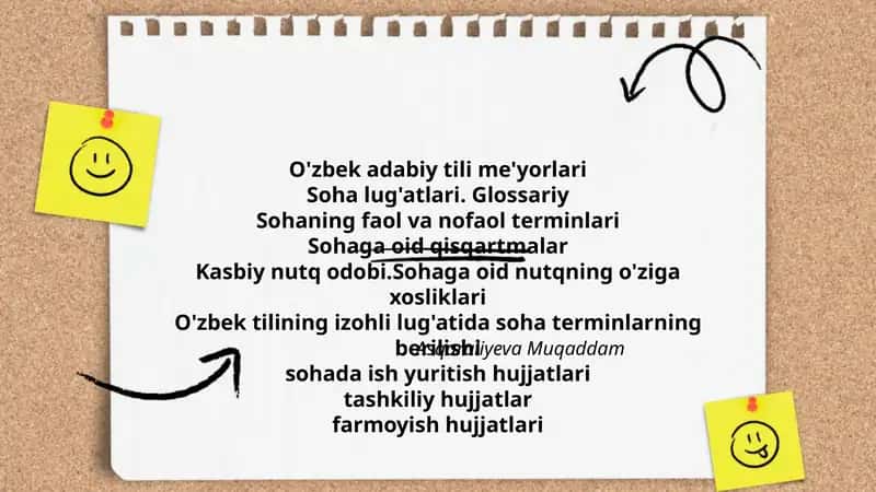 O'zbek adabiy tili me'yorlari