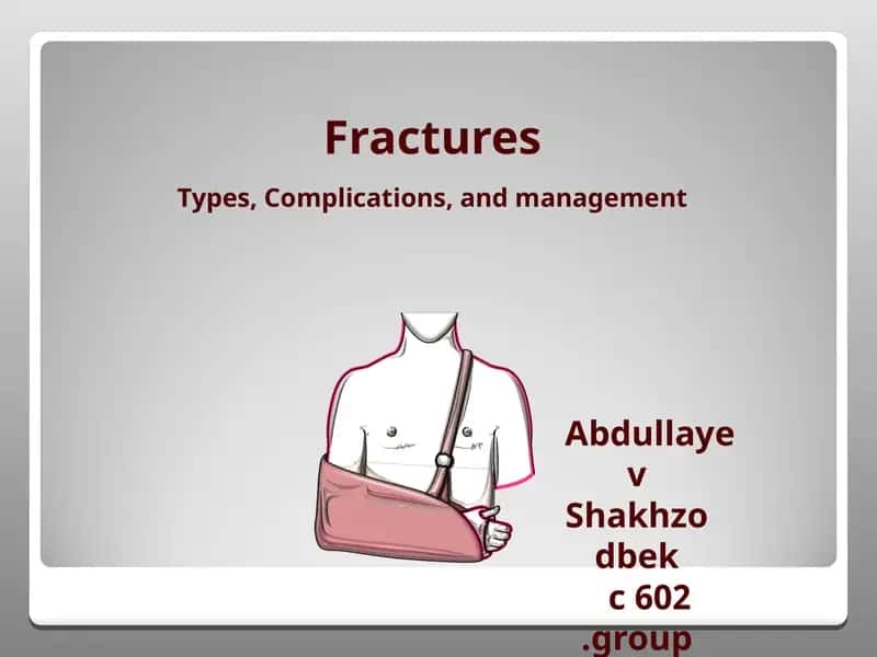 Fractures