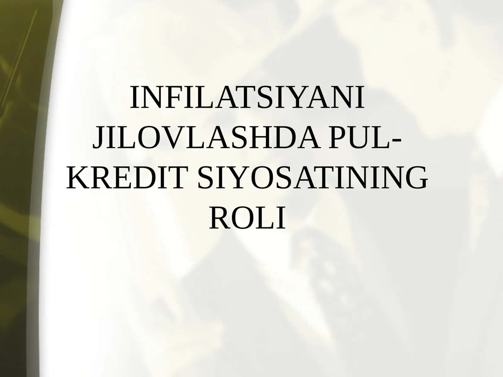 PUL-KREDIT SIYOSATI