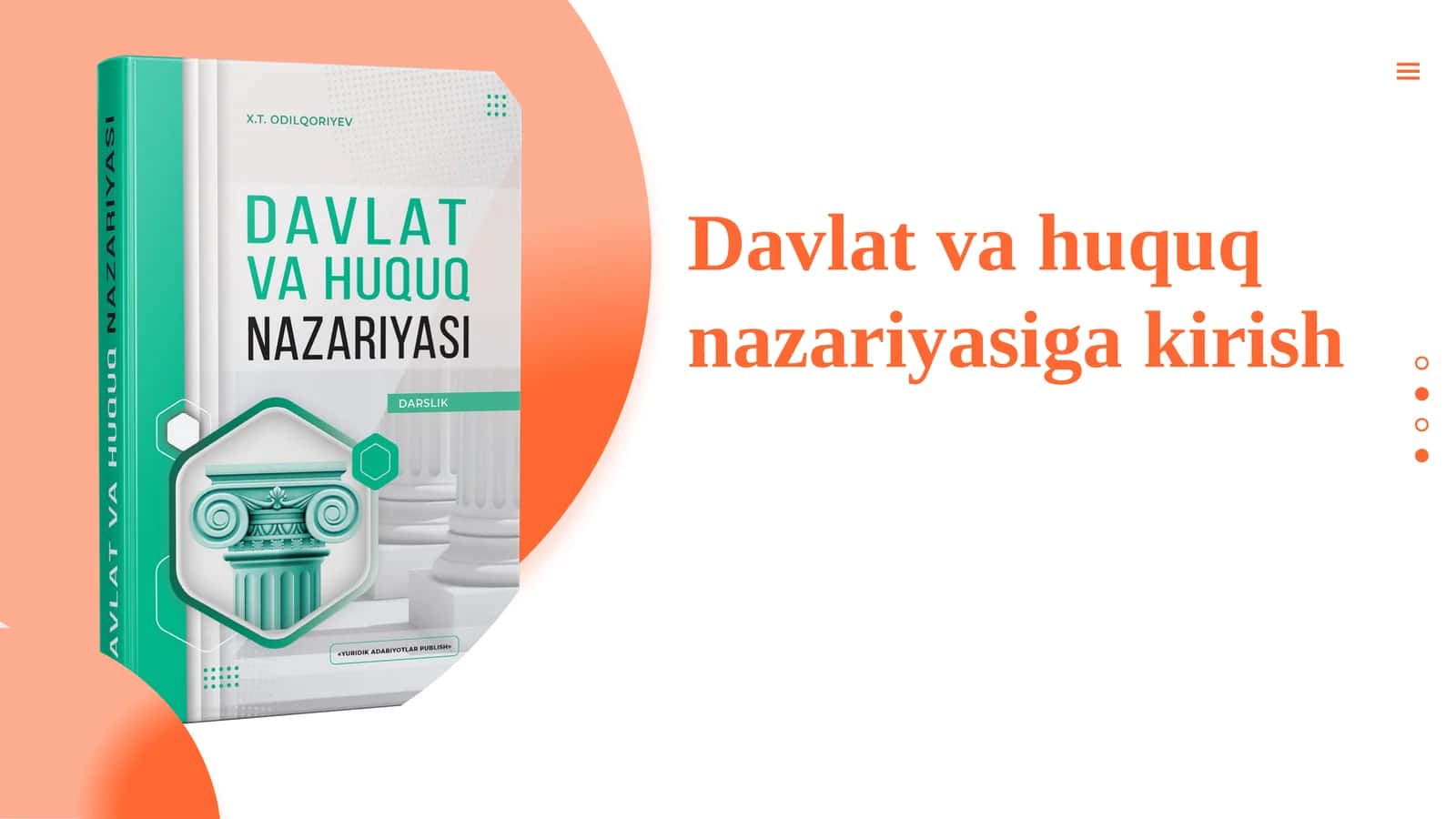 Davlat va huquq nazariyasi