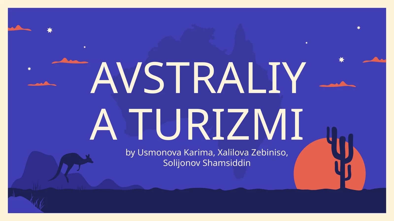 AVSTRALIYA TURIZMI
