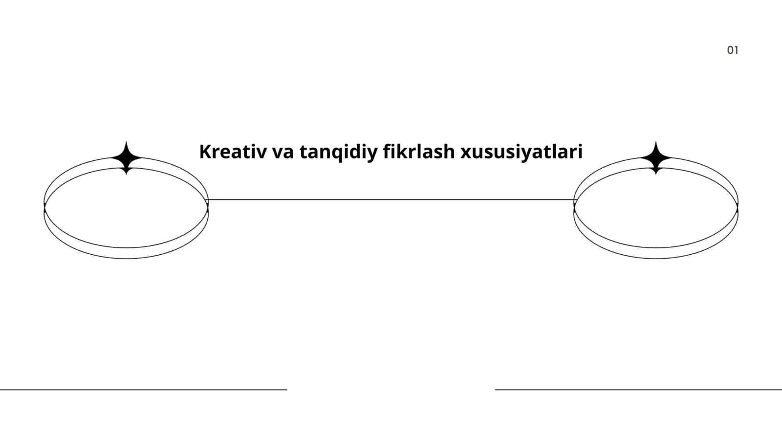 Kreativ va tanqidiy fikrlash xususiyatlari