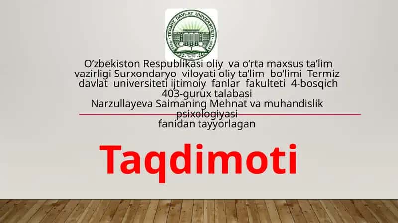 Kasbiy faoliyat va kasbiy qobiliyatlar