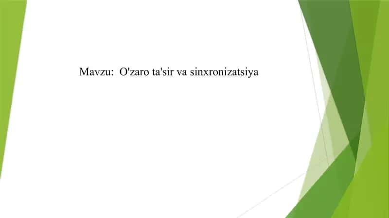 O'zarota'sir