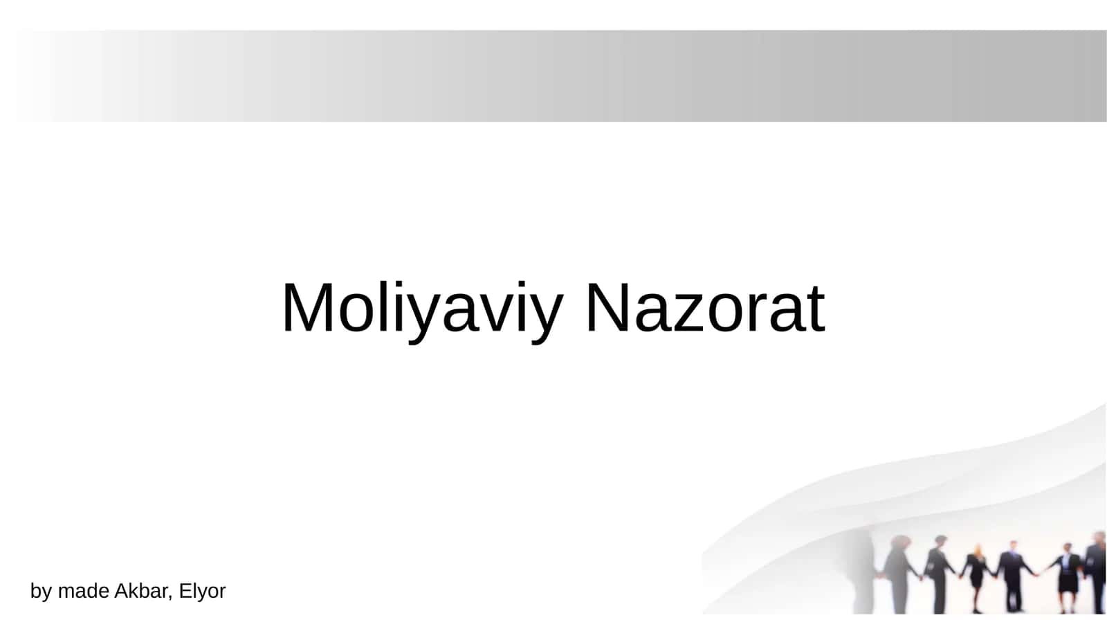 moliyaviy nazorat