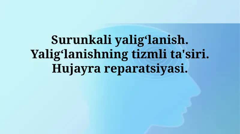 Surunkali yallig'lanish