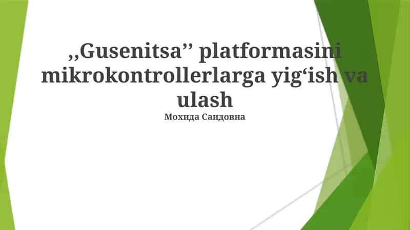 Gusenitsa platformasi