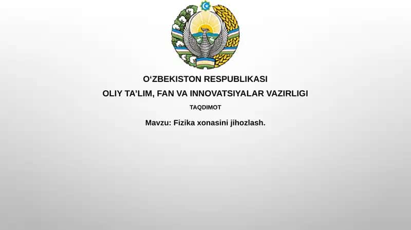 Fizikaxonasinijihozlash