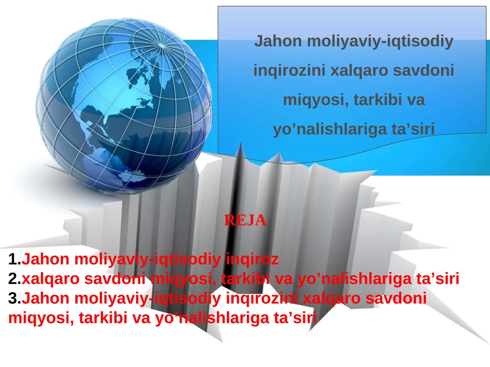 Jahon moliyaviy-iqtisodiy inqiroz