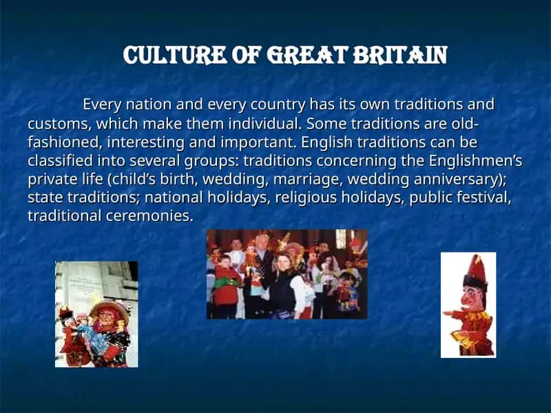 Royal English Traditions