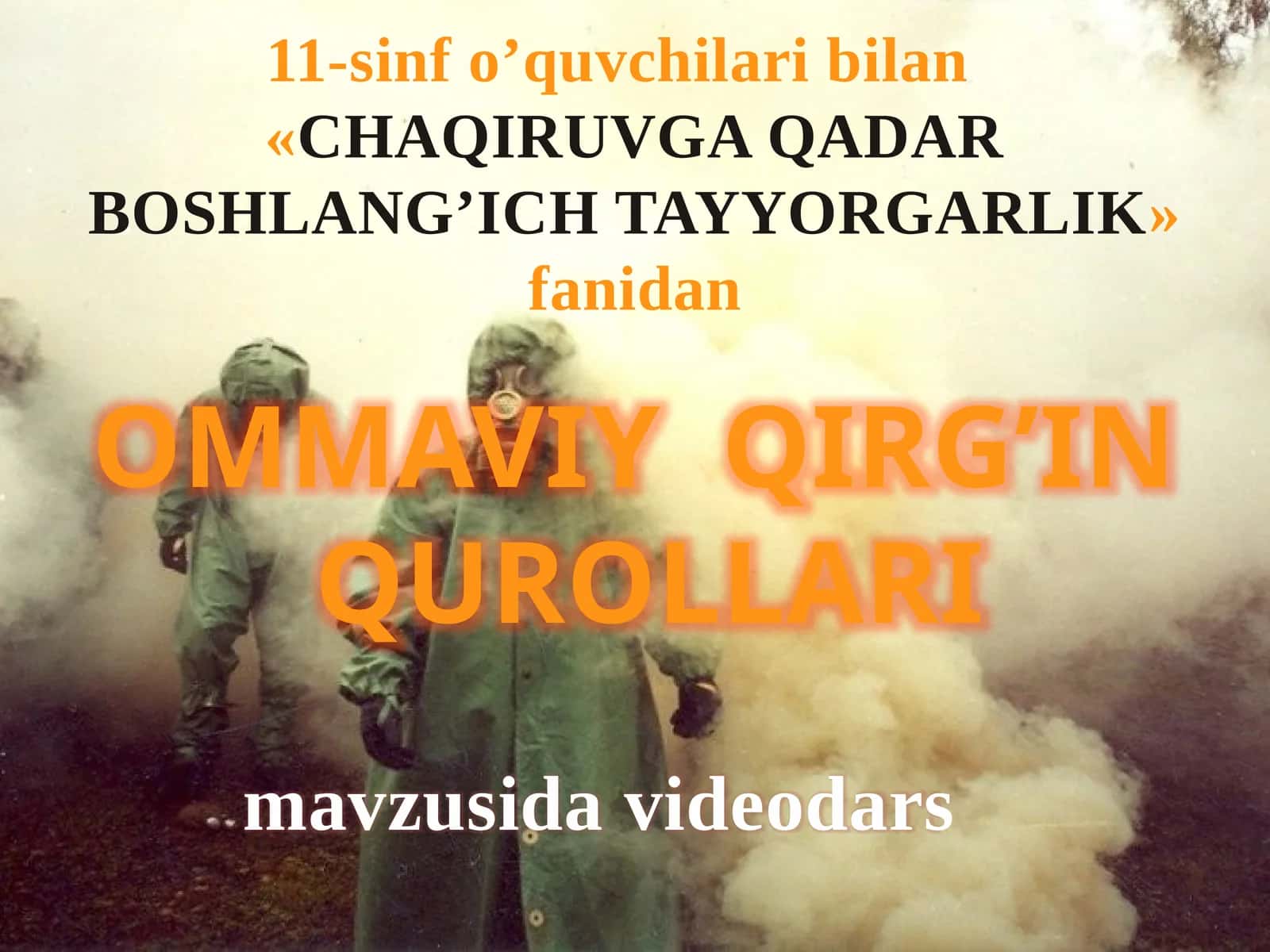 OMMAVIY QIRG’IN QUROLLARI