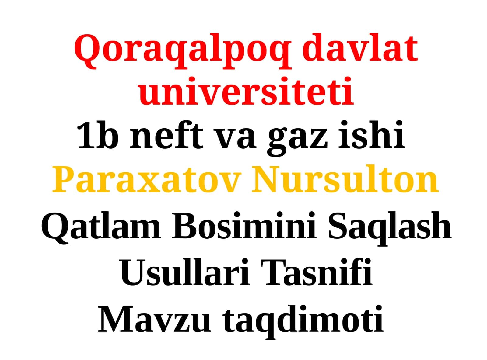 Qatlam Bosimi Saqlash Usullari Tasnifi