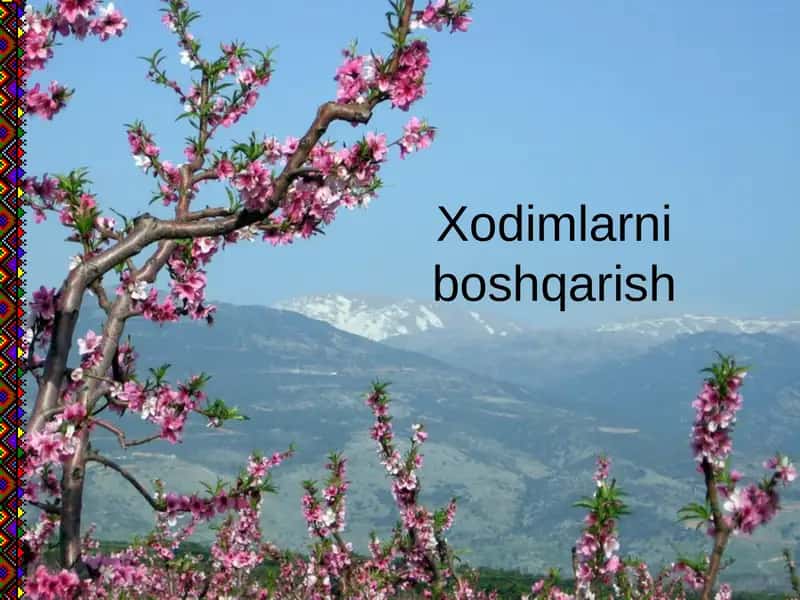 Xodimlarni boshqarish