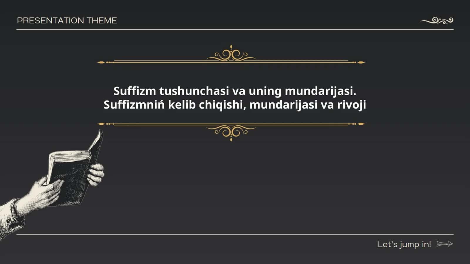 Suffizm tushunchasi va uning mundarijasi. Suffizmniń kelib chiqishi, mundarijasi va rivoji