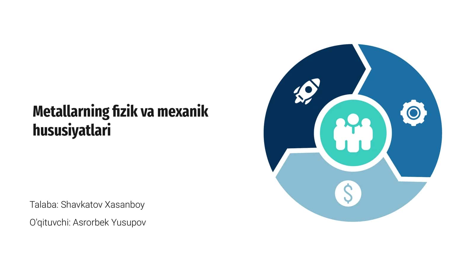 Metallarning fizik va mexanik hususiyatlari