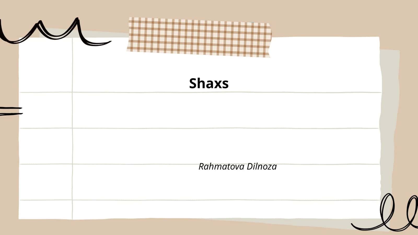 Shaxsiyat va Xulq-atvor