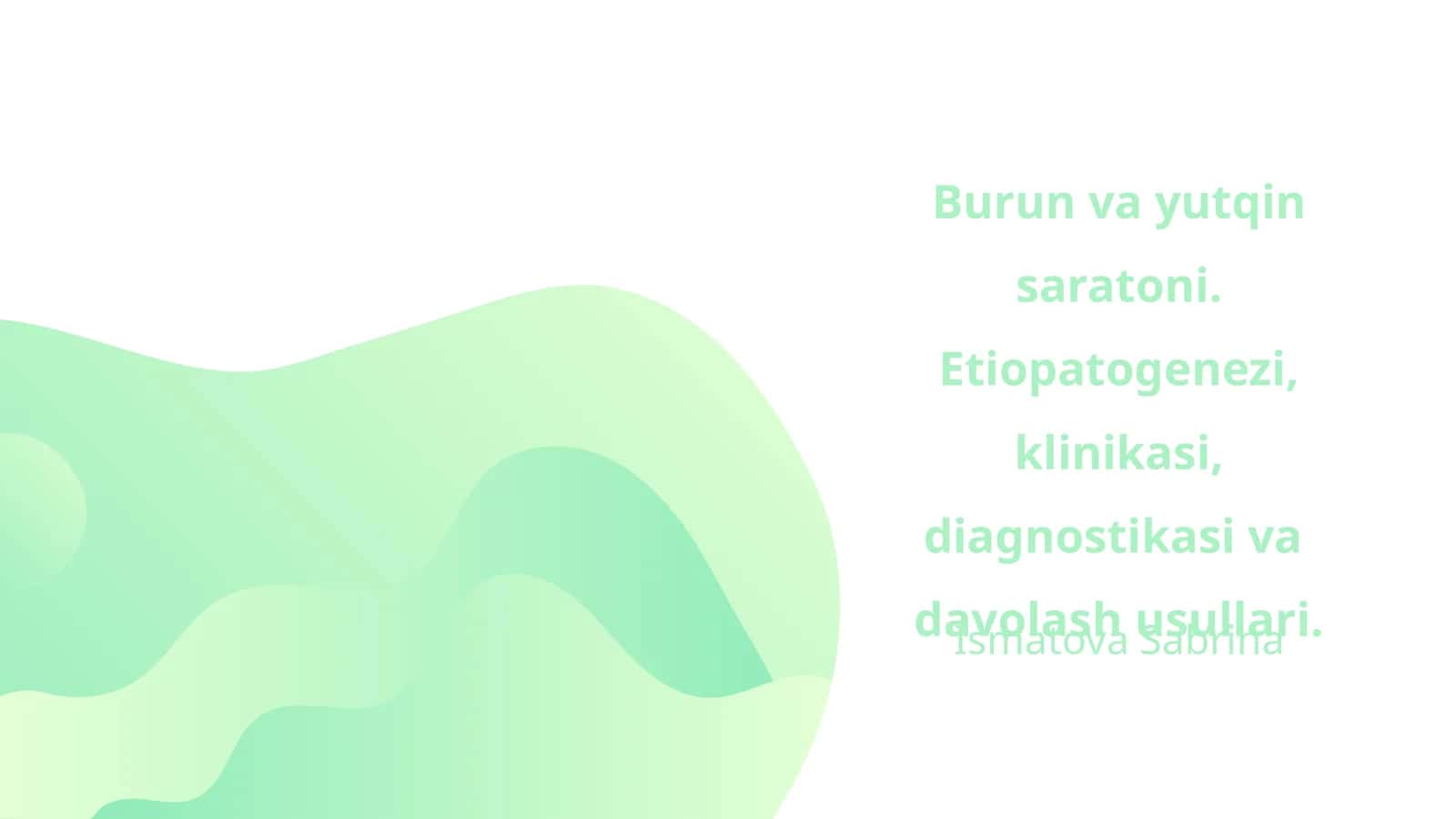 Burun va yutqin saratoni