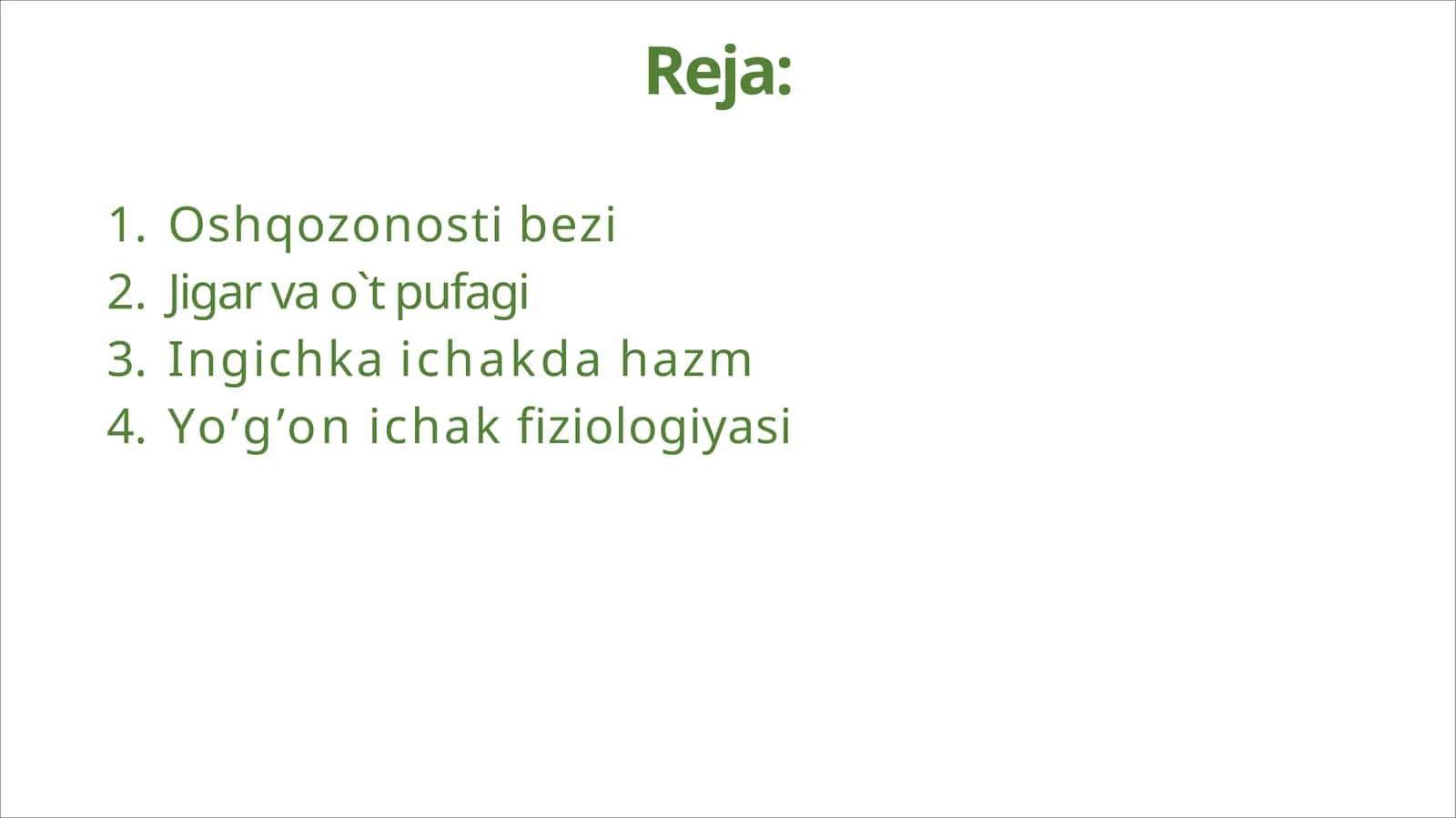 hazm fiziologiyasi