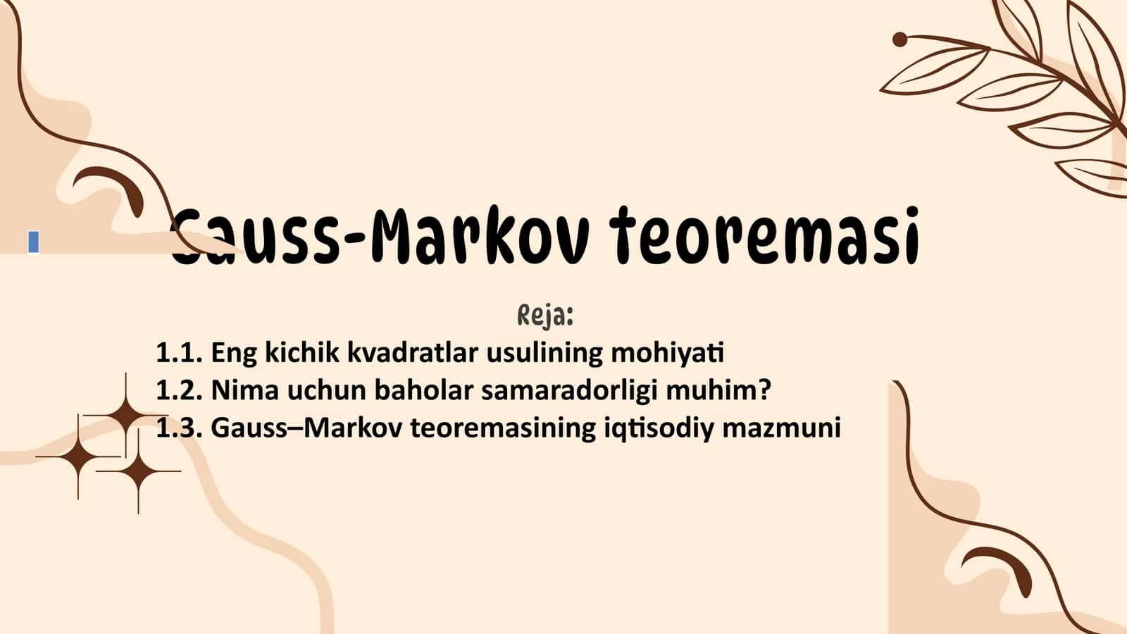 Gauss-Markov teoremasi