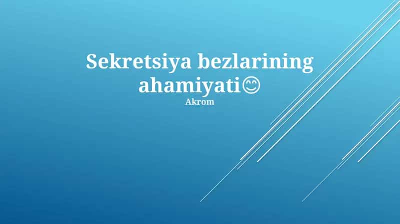 Bezlar sekretsiyasi