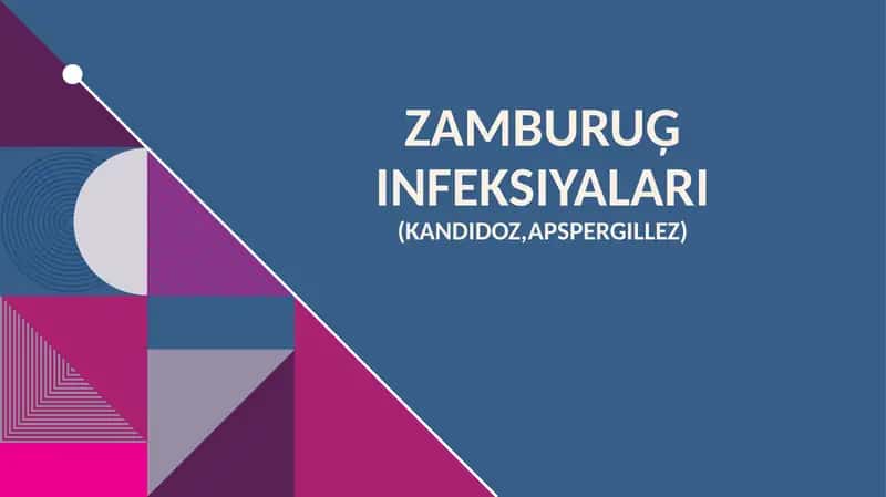 Zamburuģ infeksiyalari (kandidoz,apspergillez)
