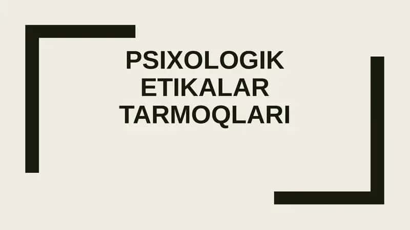 Psixologik etikalar tarmoqlari