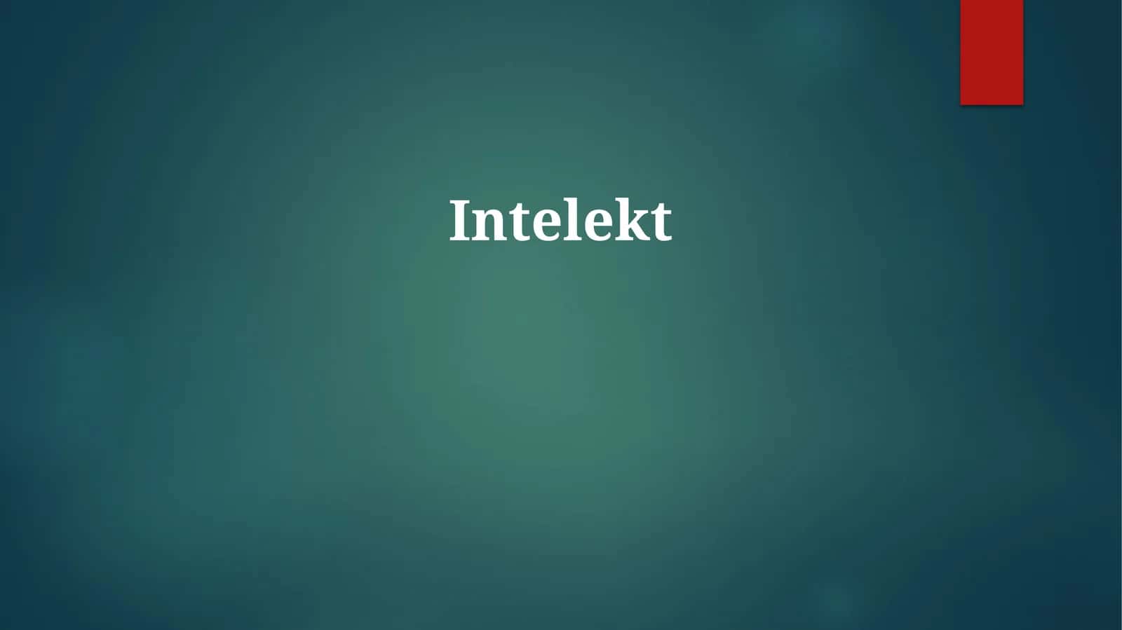 Intelekt