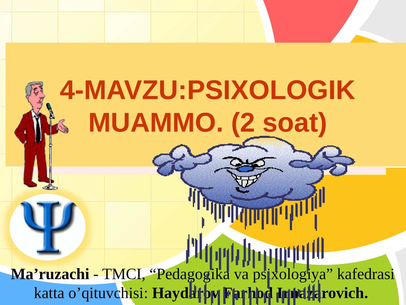 PSIXOLOGIK MUAMMO