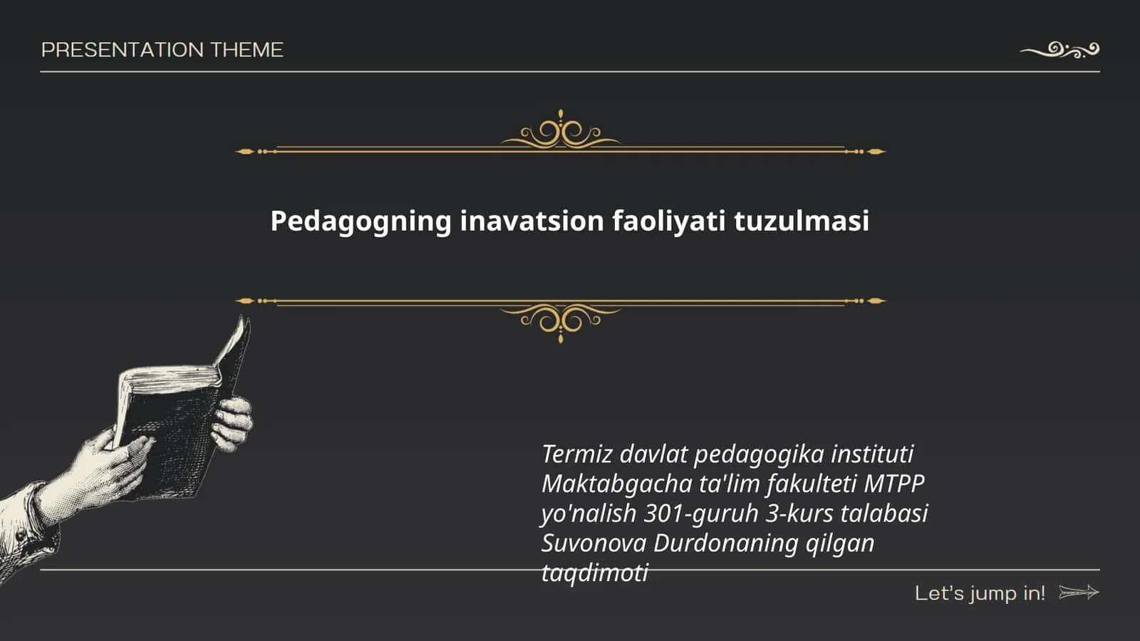 Inavatsion faoliyati tuzulmasi