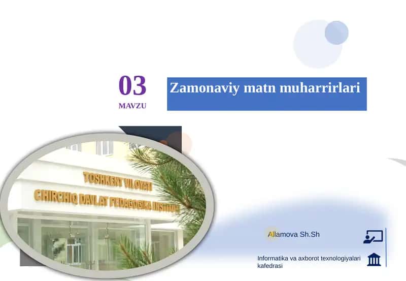 Zamonaviy matn muharrirlari