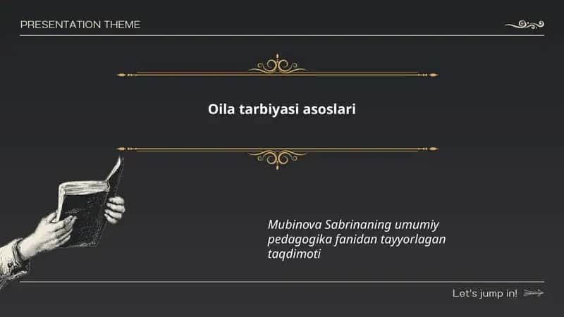 Oila tarbiyasi asoslari