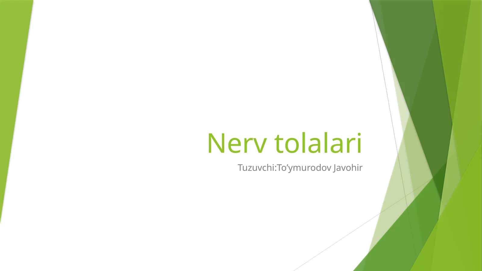 Nerv tolalari