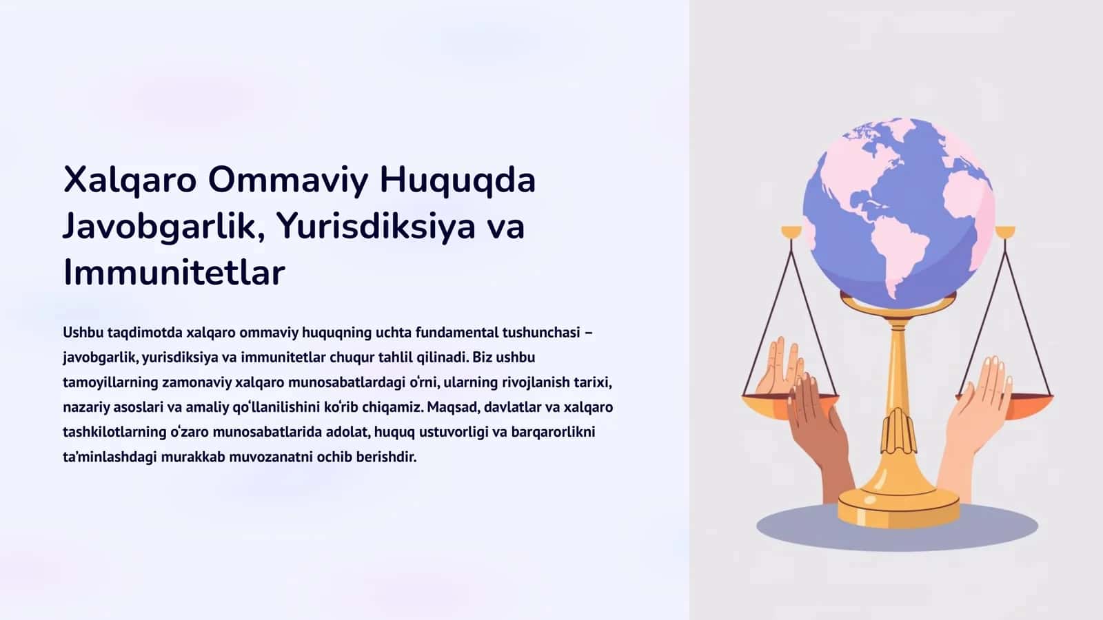 Xalqaro Ommaviy Huquqda Javobgarlik, Yurisdiksiya va Immunitetlar