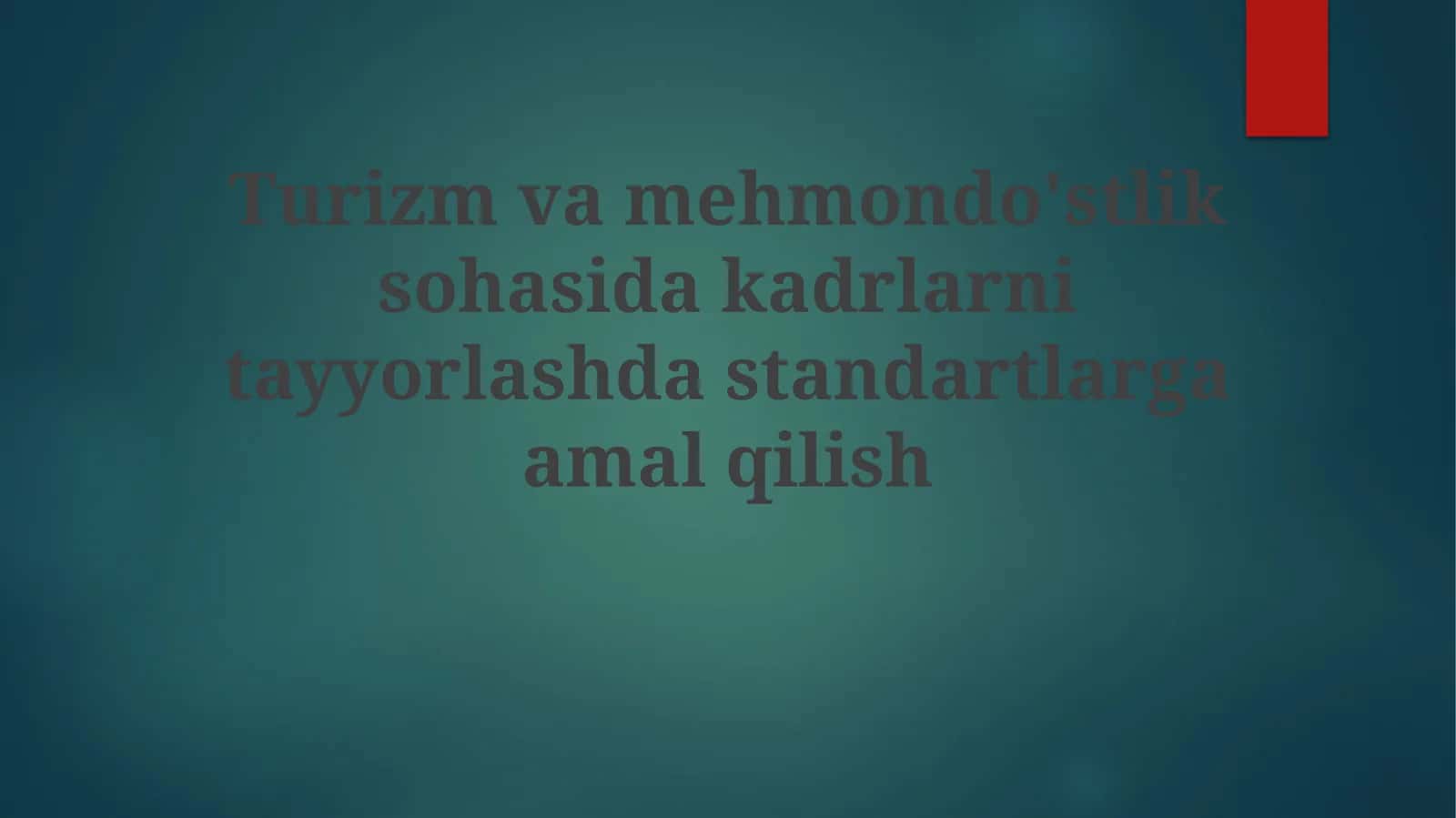 Standartlarga rioya qilishning ahamiyati va turlari
