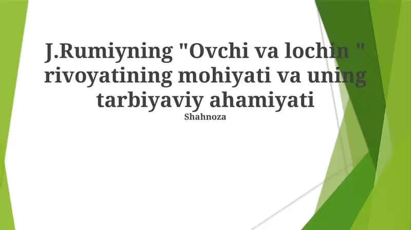 Ovchi va lochin