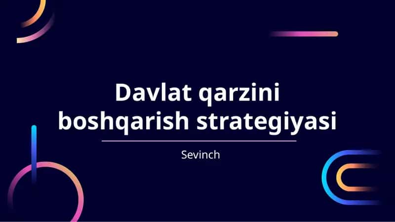 Davlat qarzini boshqarish strategiyasi
