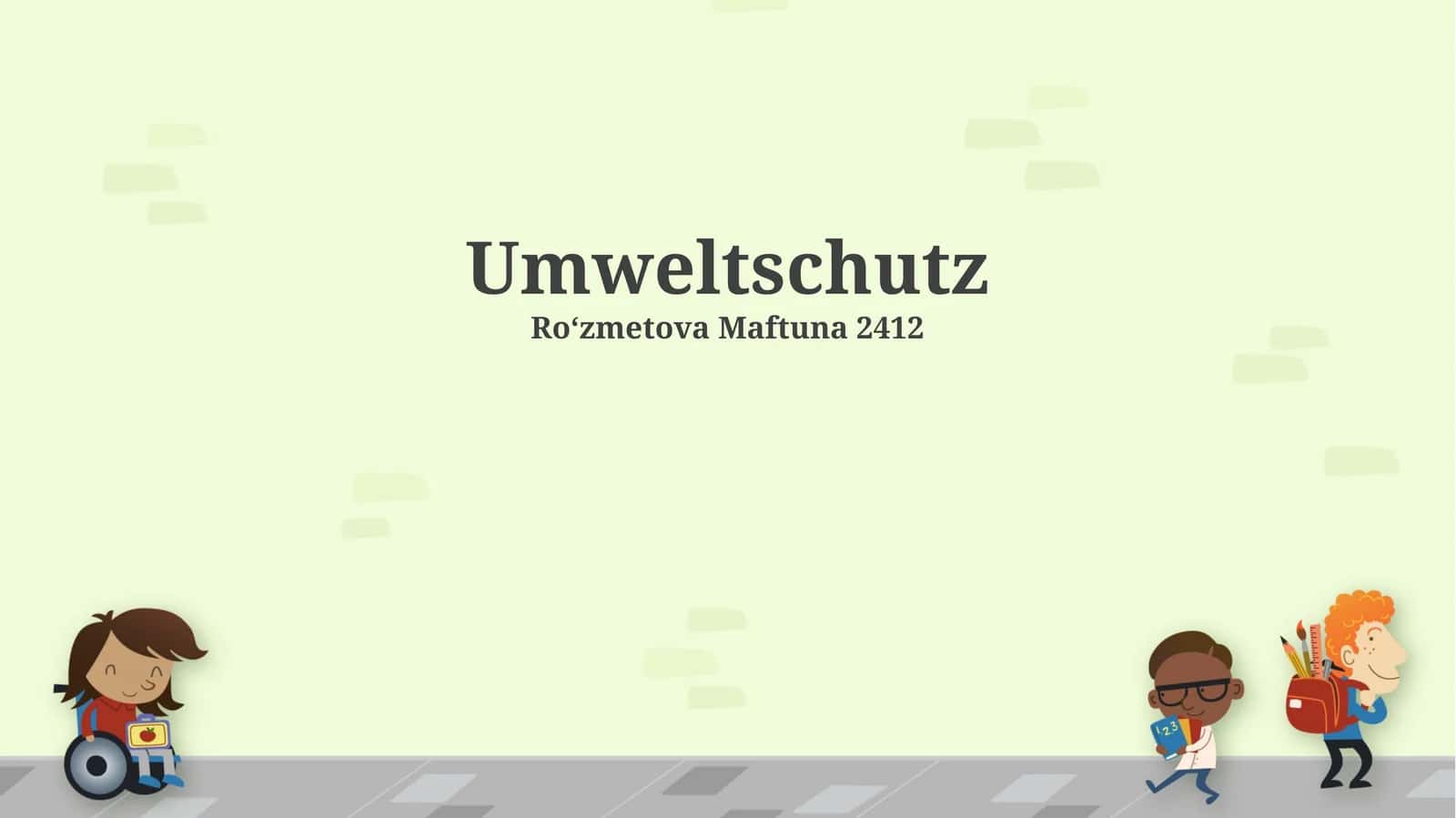 Umweltschutz