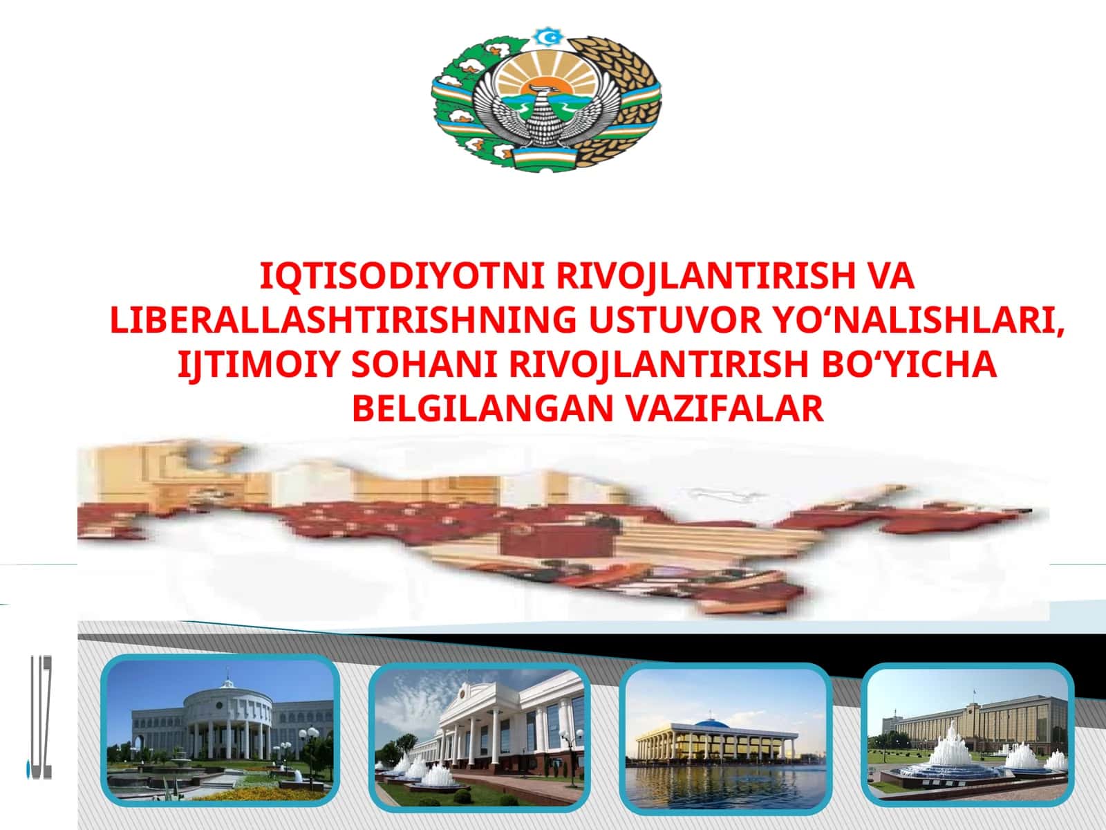 Bozor munosabatlarini rivojlantirishga qaratilgan O'zbekiston iqtisodiyoti