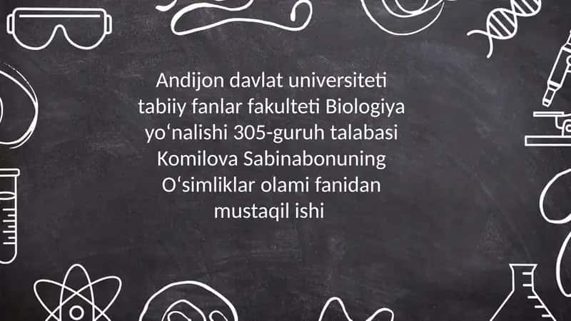 Shifobaxsh oʻtlar va ularning farmakologik xususiyatlari