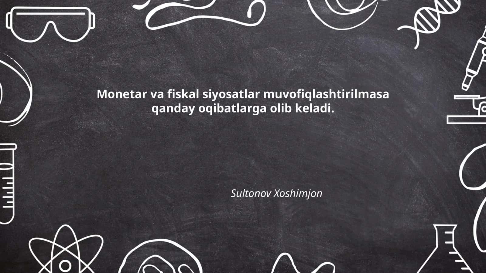 Inflyatsiya darajasining nazoratdan chiqishi