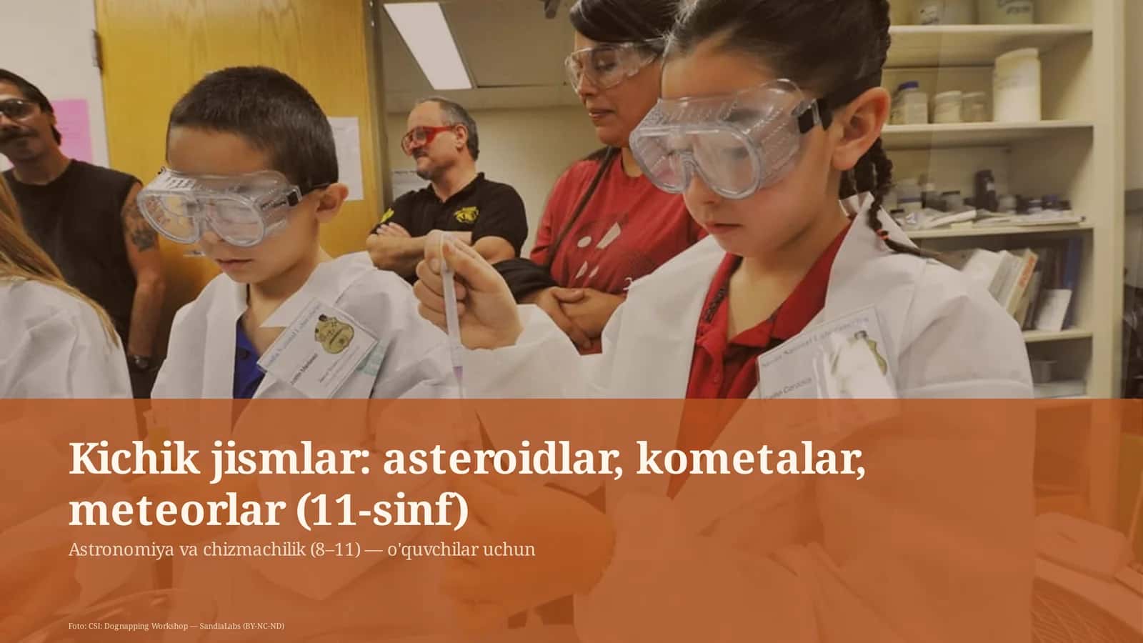 Astronomiya va chizmachilik (8–11) — o'quvchilar uchun