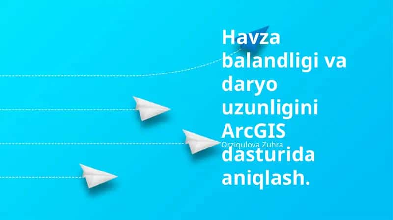Havza Balandligini Aniqlash