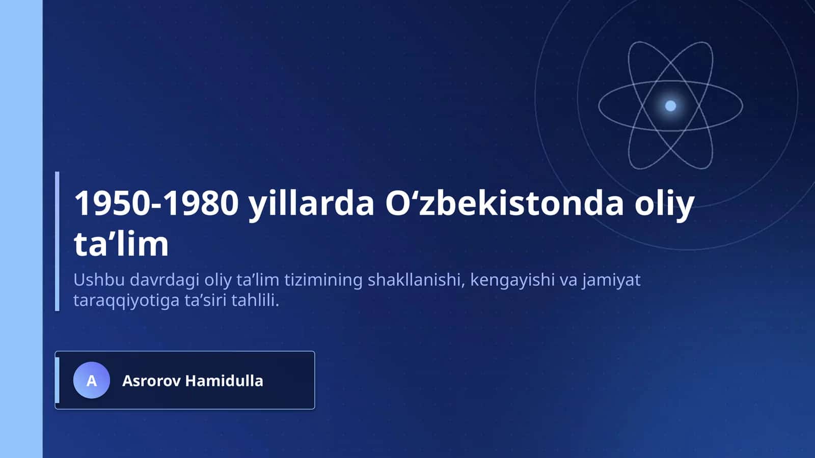 1950-1980 yillarda Oʻzbekistonda oliy taʼlim