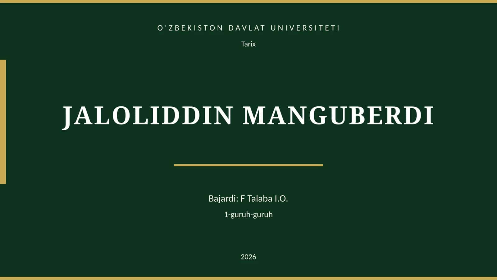 Jaloliddin Manguberdi