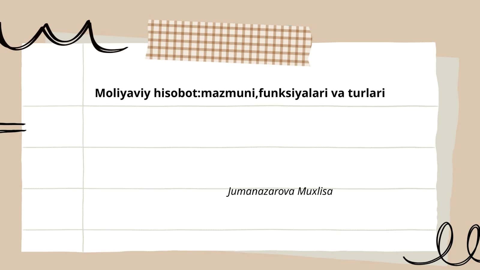 Moliyaviy hisobot: mazmuni, funksiyalari va turlari